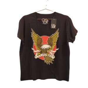 CHASER Fearless Eagle Graphic Tee Size 1X